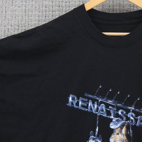 Beyoncé The Renaissance World Tour Black 2XL Mens T-Shirt Black Concert Music - Picture 4 of 9